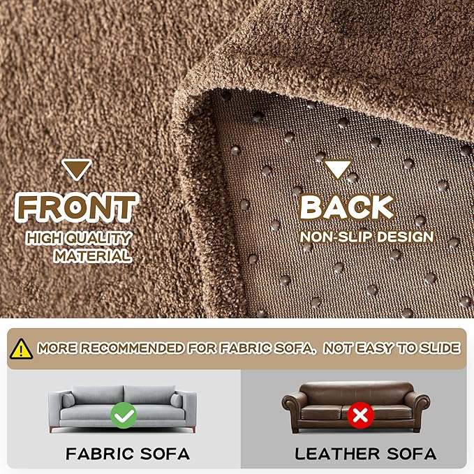 MYSKY HOME Couch Cover, Sofa Covers Washable, Sofa Slipcovers - Image 4