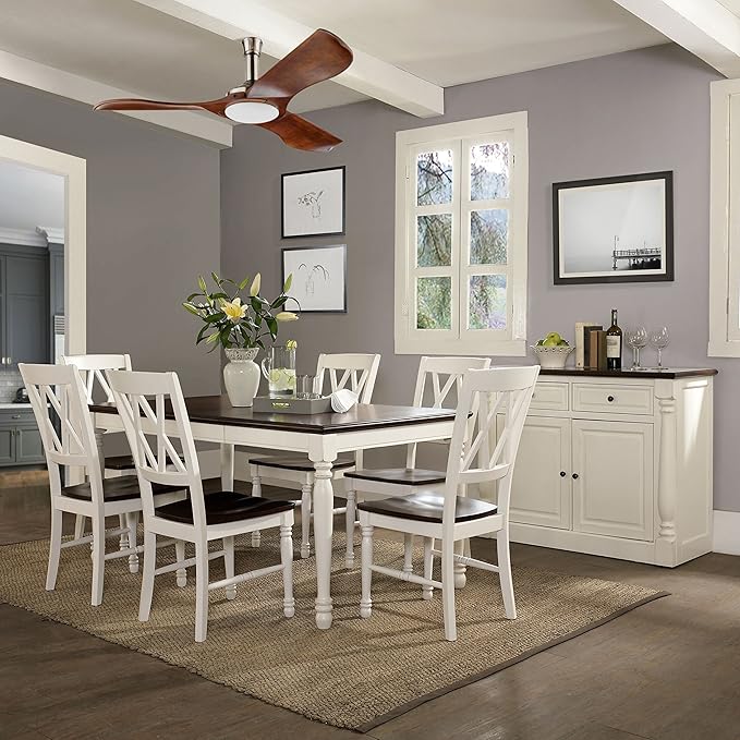 Crosley Furniture Shelby 7-Piece Traditional Dining Table Set - Image 6