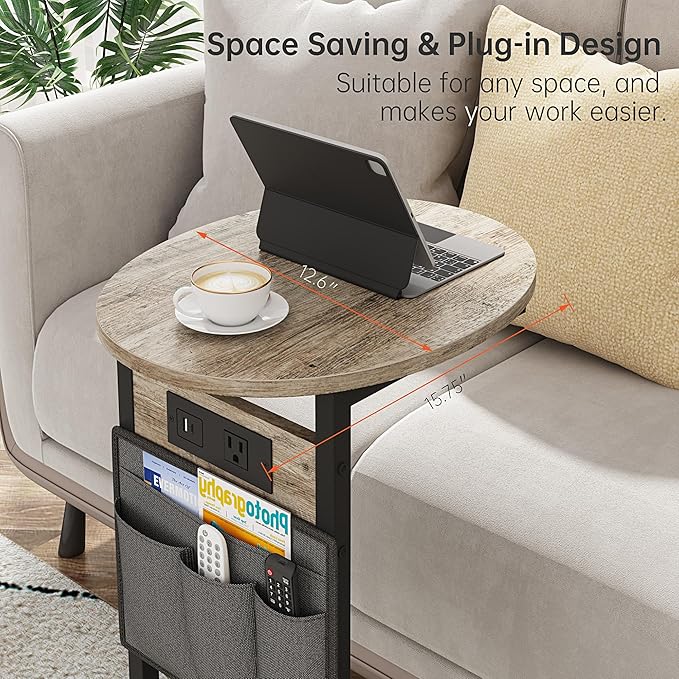 Vagusicc C Shaped End Table - Image 8