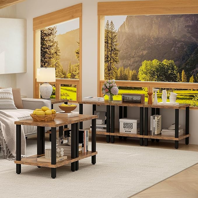 Large End Table Square Side Table - Image 8