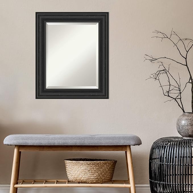 Amanti Art Black Bathroom Mirror - Image 5