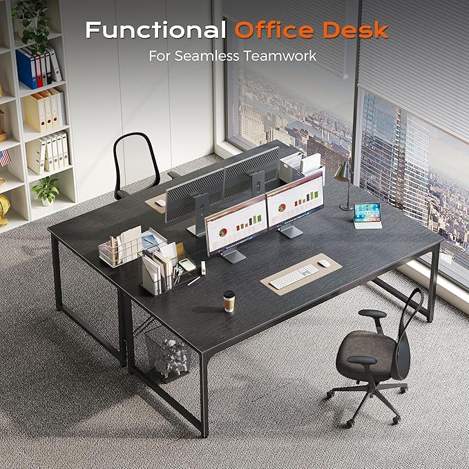 PRAISUN 70.8 X 29.5 Inch Computer Desk - Image 4
