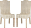 SAFAVIEH Home Collection Odette Grey Wicker Dining Chair by SAFAVIEH