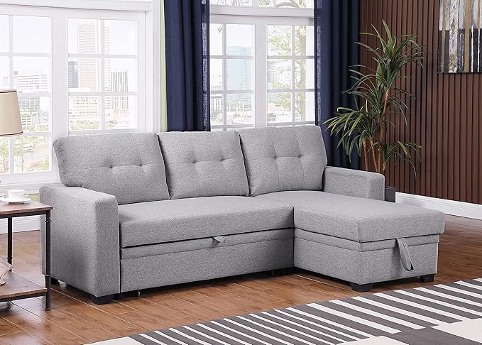 Devion Furniture Maison 4-in-1 Convertible L Shaped Couch - Image 5