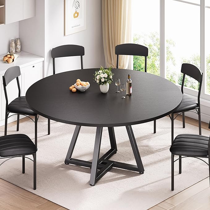 51“ Round Kitchen Dining Room Table - Image 2