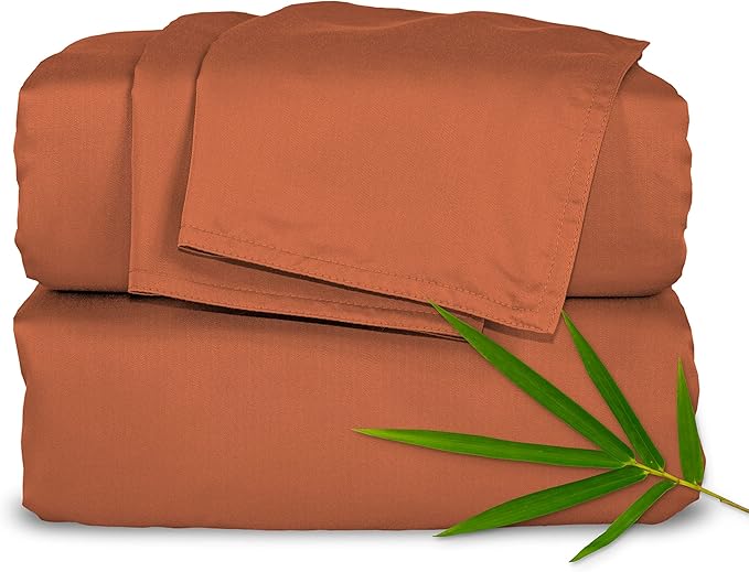 Twin Sheets by Pure Bamboo, Genuine 100% Organic Viscose Derived from Bamboo by PureBamboo