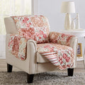 Great Bay Home Reversible Floral Patchwork Furniture Protector Scalloped Edge by GreatBayHome