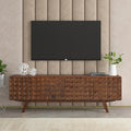 NTC Sapa Mid-Century Modern Solid Wood TV Stand 4-Door Media Console by NTC
