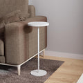 Small Side Table, Metal Round Drink Table, Desktop Diameter 9.99“ by DREAMODERN