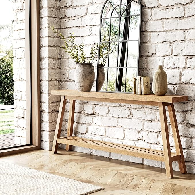 LITTLE TREE 70.9 Inches Extra Long Console Table - Image 8