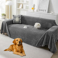 HAOMAIJIA Faux Fur Sofa Covers Couch Covers by HAOMAIJIA