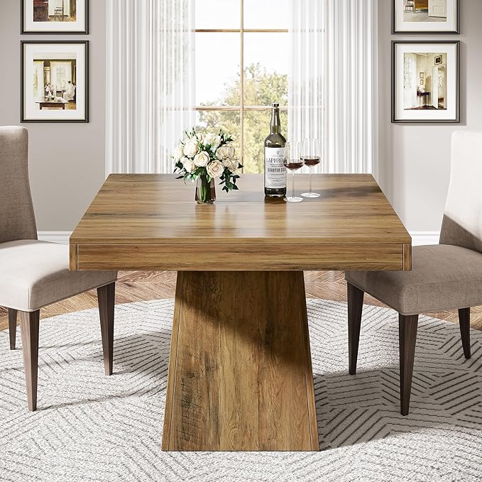 Tribesigns Square Dining Table for 4, 31.5-Inch Small Kitchen Table by Tribesigns