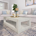 Plank+Beam 40" Modern Rectangular Coffee Table by PlankBeam