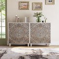 COSIEST Set of 2 32" Buffet Sideboard Cabinets by COSIEST