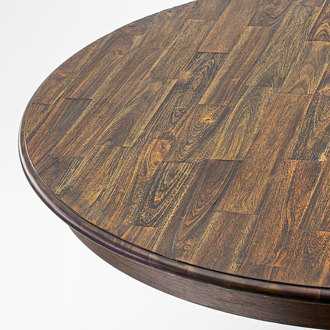 East West Furniture F3EL7-718 7 Piece Kitchen Table Set Consist of a Round - Image 6