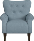 Home Decor | Upholstered Rolled Arm Wingback Accent Chair | Accent Chairs by Spatial+Order