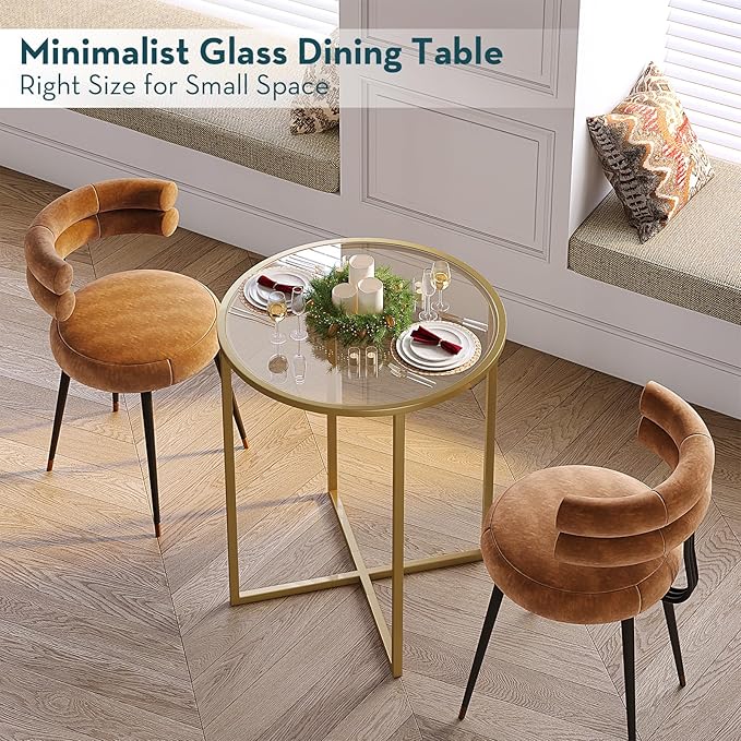 SAYGOER Small Round Dining Table - Image 5