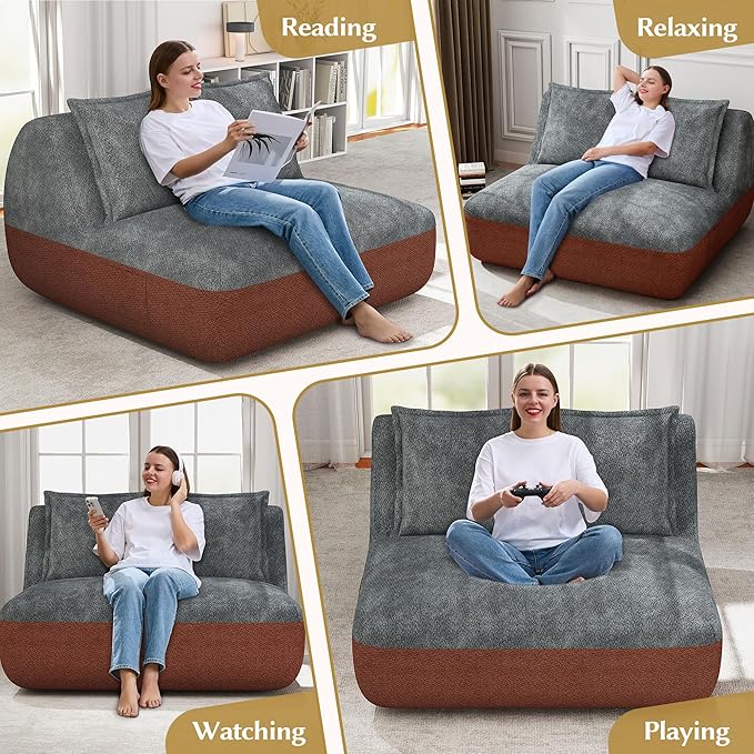Hobestluk Small Sofa Couch Lounge Sofa Chair - Image 6