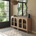 Nathan James Mason Modern Farmhouse TV Stand, Free Standing Accent Sideboard by NathanJames
