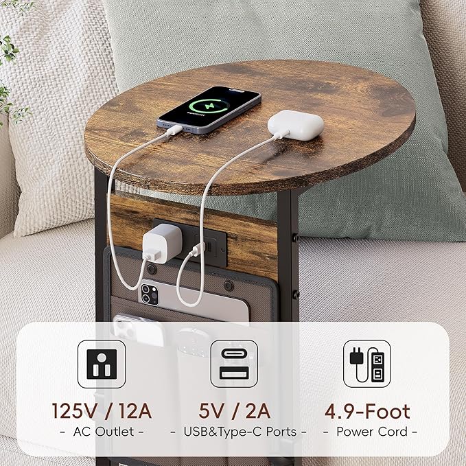 Vagusicc C Shaped End Table - Image 5