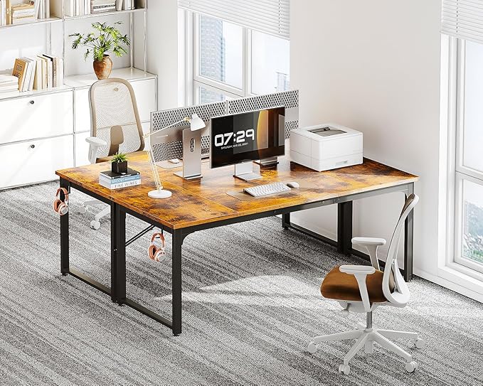 Coleshome 63 Inch Computer Desk, Modern Simple Style Desk - Image 2