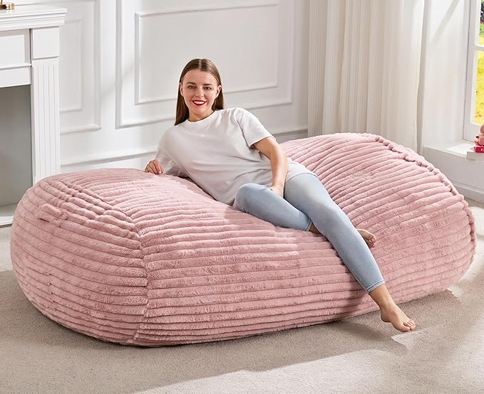 Hobestluk 5FT Bean Bag Chairs Adult Bean Bag by YourHomeDeservesMore