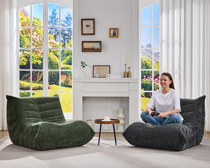 Bean Bag Chairs for Adults Giant Bean Bag Chair Memory Foam BeanBag Chair Big - Image 8