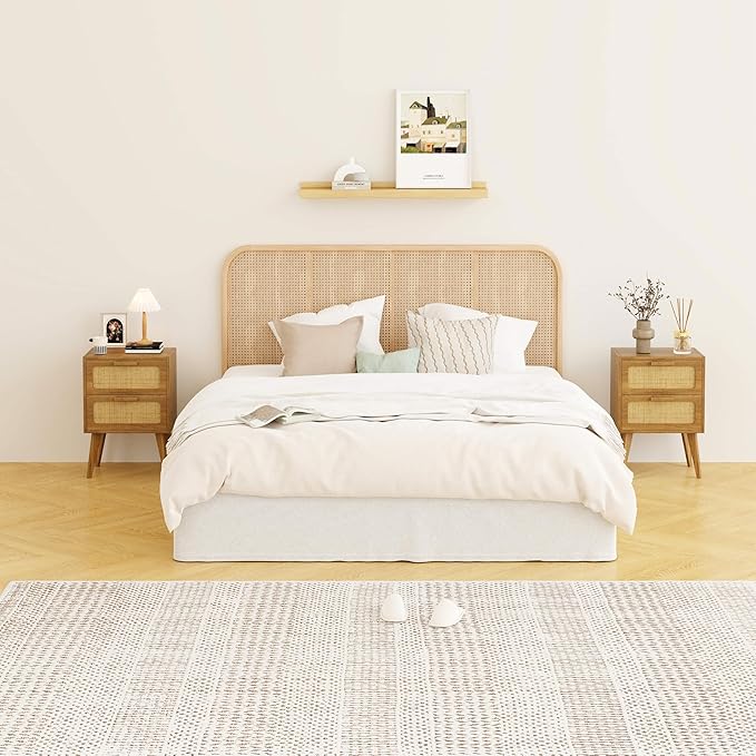 Rattan Nightstand, End Table, Side Table - Image 7