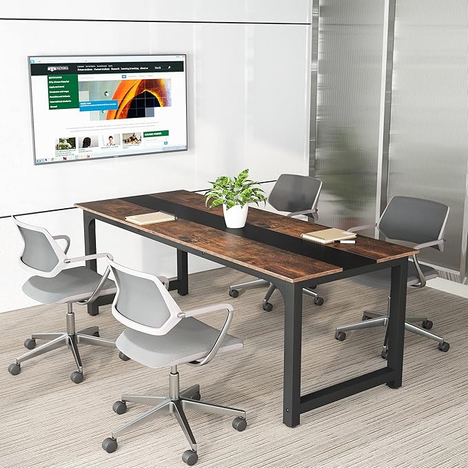 Tribesigns Modern Computer Desk, 70.8 x 31.5 inch Large Office Desk Computer - Image 4