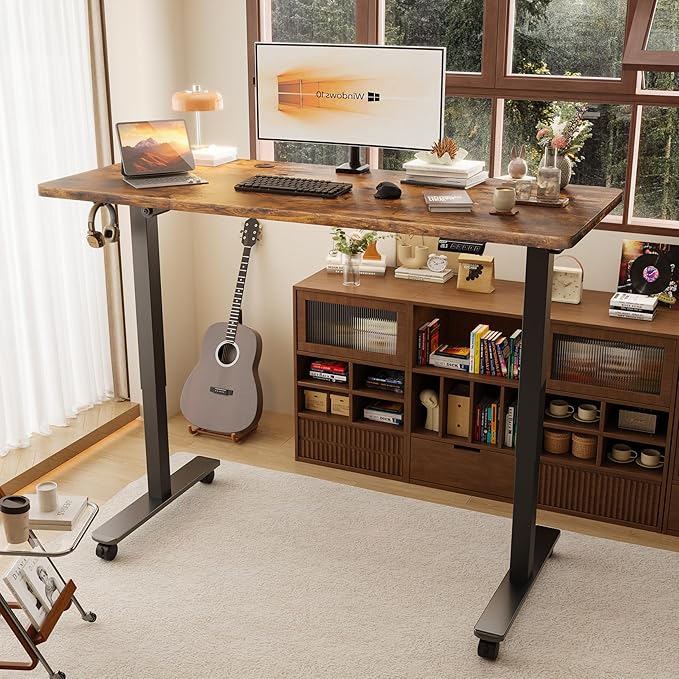 Monomi 55" Electric Standing Desk, Height Adjustable Home Office Sit Stand Up - Image 2
