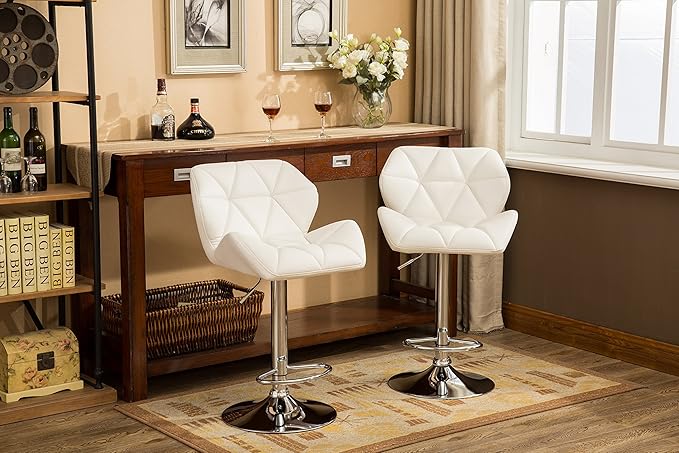 Roundhill Furniture Glasgow Contemporary Tufted Adjustable Height Hydraulic - Image 3