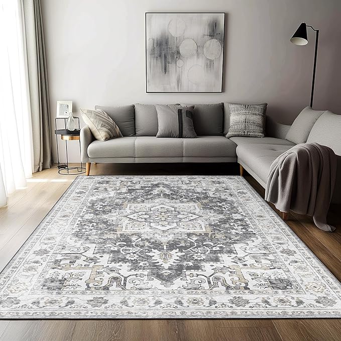 GENIMO Area Rugs 6x9 Machine Washable Rug - Image 3