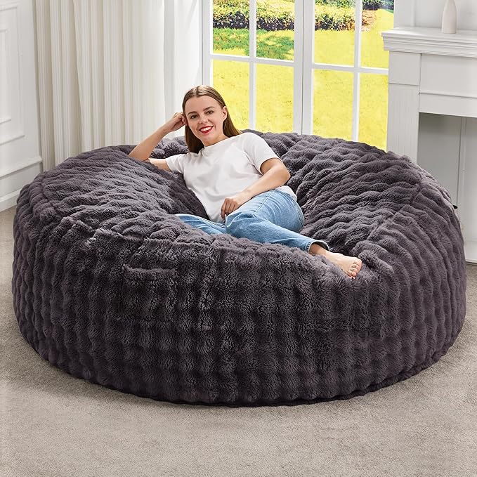 Hobestluk Bean Bag Chairs 5ft Beanbag Chair by YourHomeDeservesMore