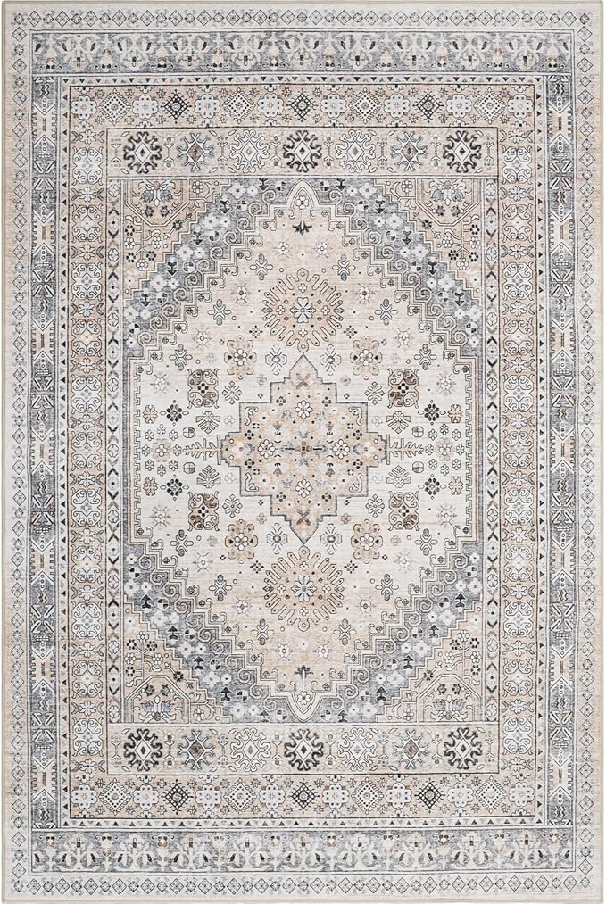 zesthome 10x14 Area Rugs, Stain Resistant Washable Rug, Ultra-Thin Rugs - Image 2
