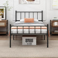 Twin XL Bed Frame-Classic Metal Platform Bed Frame, Mattress Foundation by DIIYIV