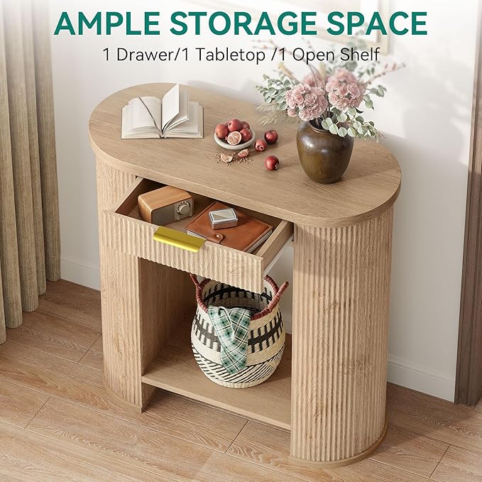 YITAHOME 31.5" Farmhouse Console Table - Image 3