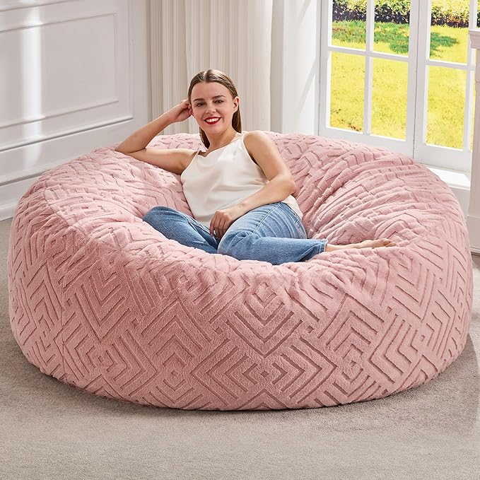 Hobestluk Bean Bag Chairs Adults Beanbag Chair by YourHomeDeservesMore