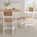 VASAGLE Dining Chair Set of 2, Rustic Wood Chairs by VASAGLEbySONGMICSHOME
