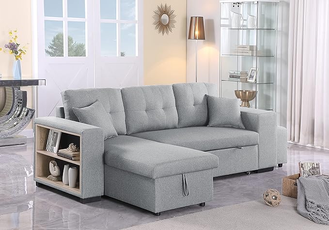 Devion Furniture Garisa 4-in-1 Convertible L Shaped Couch - Image 4