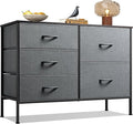 WLIVE Dresser for Bedroom with 5 Drawers, Wide Bedroom Dresser with Drawer by WLIVE