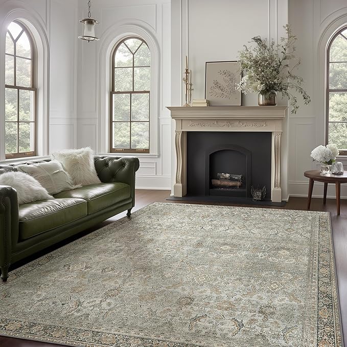 8X10 Area Rugs Machine Washable Rugs - Image 4