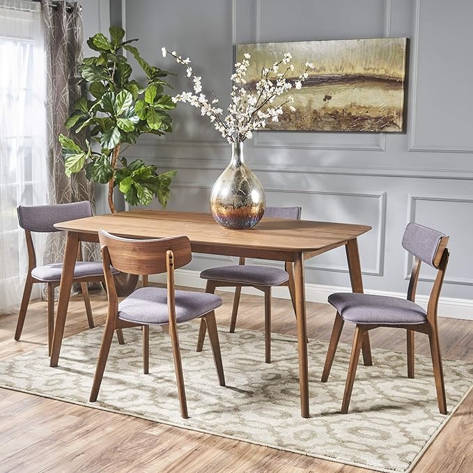 Christopher Knight Home Alma Mid-Century Wood Dining Set - Image 2