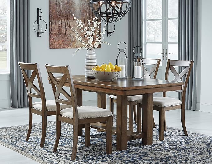 Signature Design by Ashley Moriville Modern Farmhouse 19" Upholstered Dining - Image 14