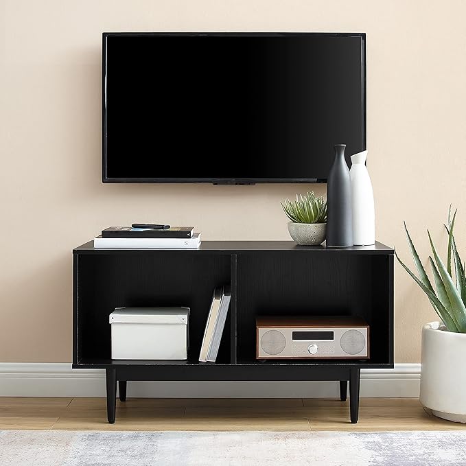 Crosley Furniture Liam Medium Vinyl Record Storage TV Stand and Entertainment - Image 10