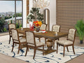 NKMA7-AWA-36 7 Pieces Kitchen Table Set Includes a Rectangular Dining Table and by LuxebyEastWestFurniture