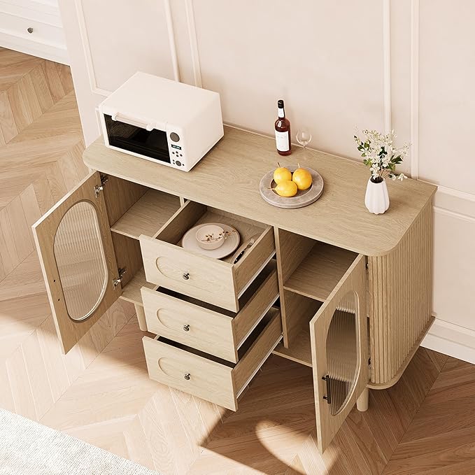 GarveeHome 47.2" Sideboard Buffet Cabinet - Image 4