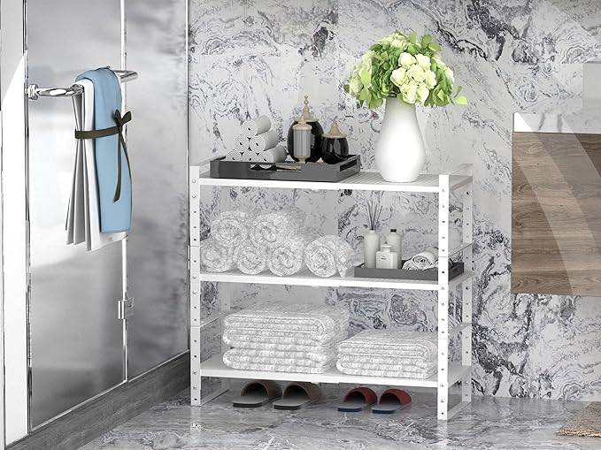 Expandable Stackable Aadjustable Shoe Rack Pantry Shelf - Image 5