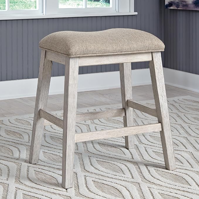 Signature Design by Ashley Skempton Modern 24" Counter Height Upholstered - Image 2