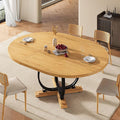 59" Round Extendable Dining Table by Einhomn