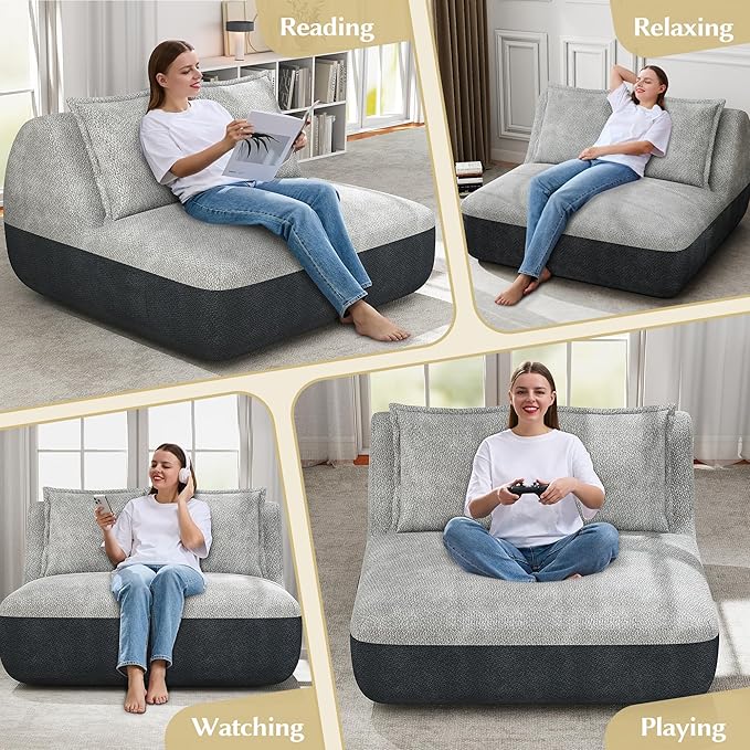 Hobestluk Small Sofa Couch Lounge Sofa Chair - Image 6